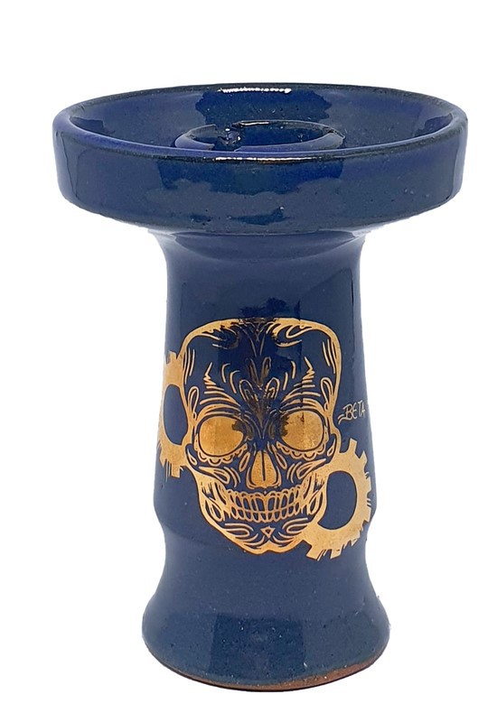 Rosh Beta Bowl Gold Caveira Azul