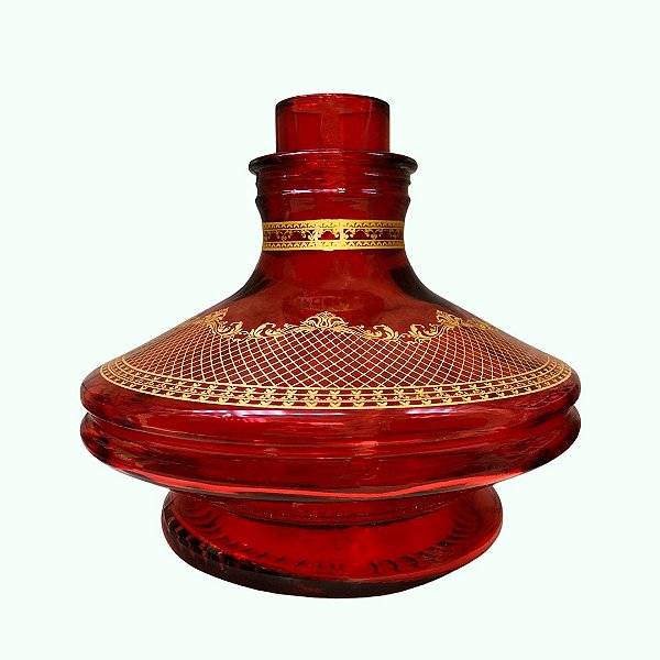 Vaso Chama Aladin Renda Pequeno Vermelho