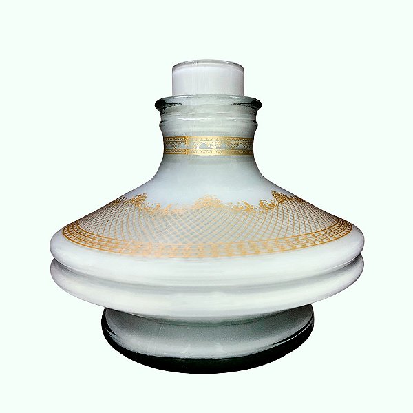 Vaso Chama Aladin Renda Pequeno Branco