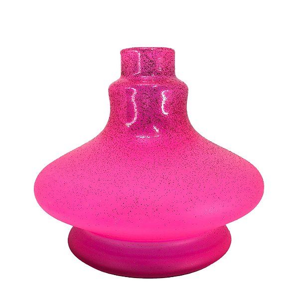 Vaso Aladin Glitter Pequeno Rosa