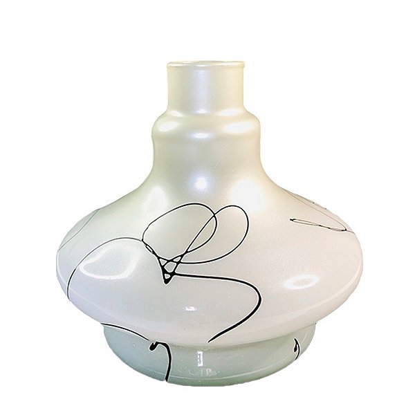 Vaso Aladin Abstrato Pequeno Branco