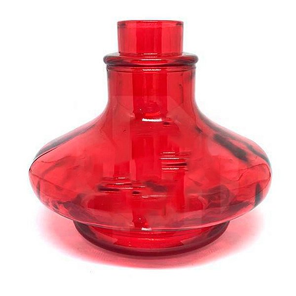 Vaso Chama Aladin Liso Pequeno Vermelho