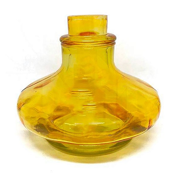 Vaso Chama Aladin Liso Pequeno Amarelo