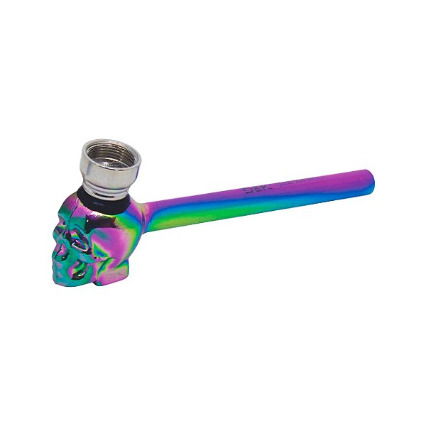 Pipe Vidro Caveira Colors