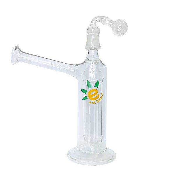 Bong De Vidro Eai bateu Óleo e Erva Difusor Incolor 21cm