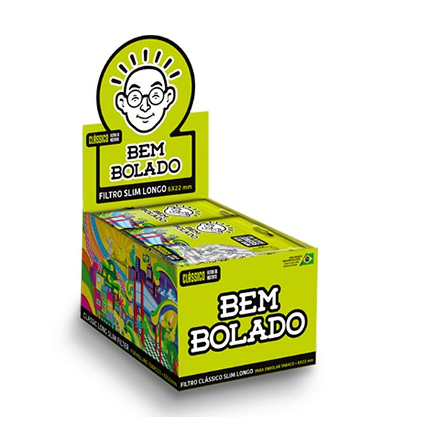 Filtro Bem Bolado Slim Longo Display Com 10 Bags