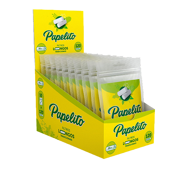 Filtro Papelito Longo Tradicional 10 Bags