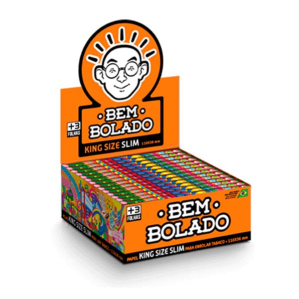 Seda Bem Bolado Pop Slim King Size Display Com 50 Un