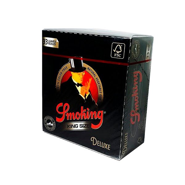 Seda Smoking Preta Grande Display Com 50 Un Es
