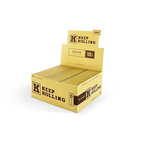 Seda Keep Rolling Brown King Size Display Com 40 Unidades