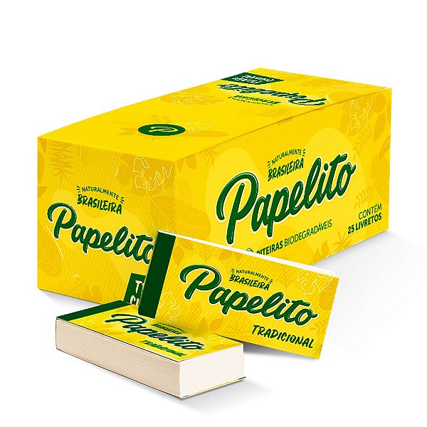 Piteira Papelito Tradicional - 25 Livretos C/ 50 Piteiras