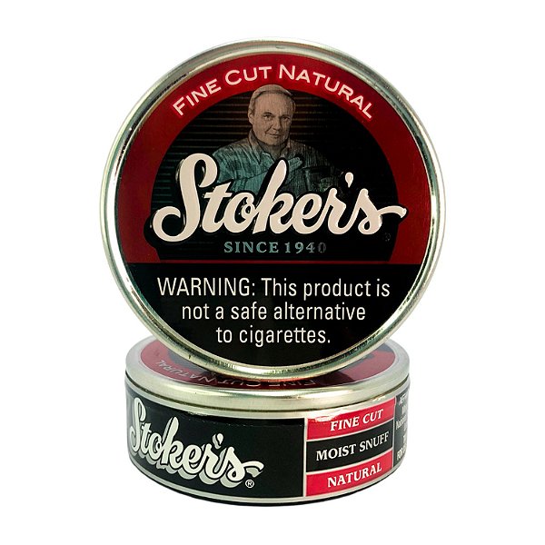 Lata Fumo de Mascar Stokers Fine Cut Natural 50g