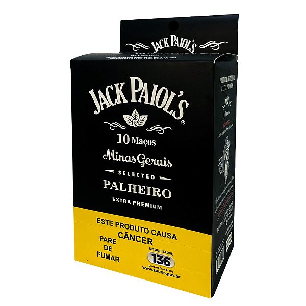 Palheiro Jack Paiols Extra Premium Caixa Com 10 Unidades