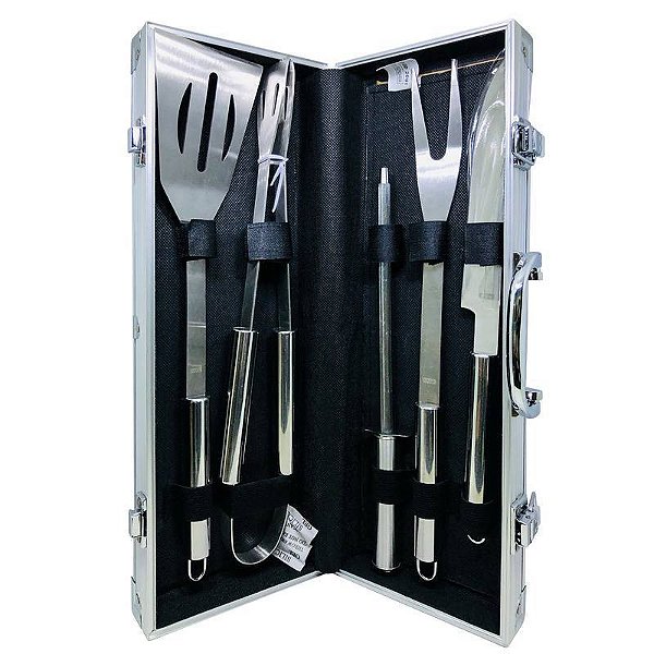 Kit Churrasco Detroit 6 Peças