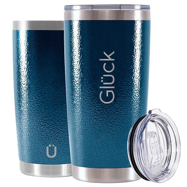 Copo Térmico Gluck Lucky 591Ml Azul Hammer Blue
