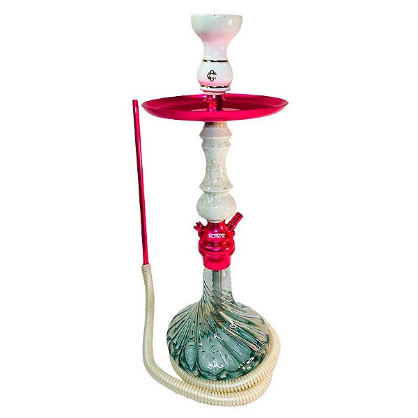 Narguile Amazon Future Pride Rosa Botticino Transparente