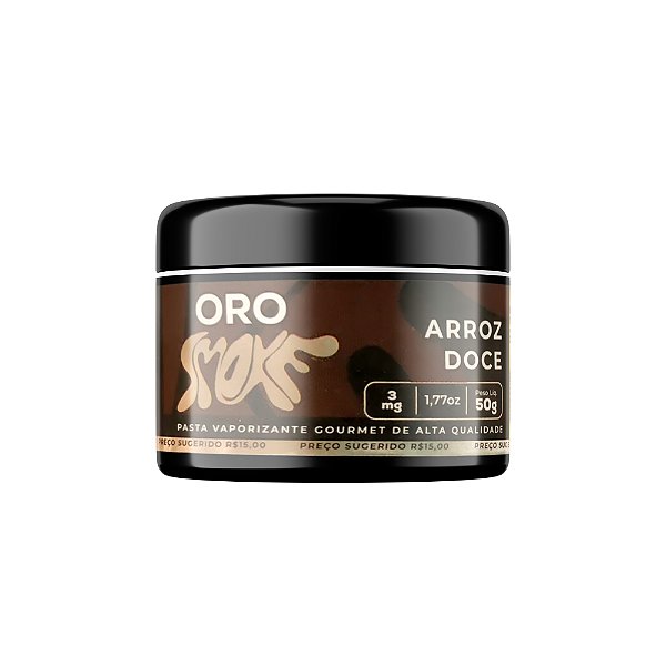 Essência Oro Smoke Pasta Arroz Doce + Nicotina