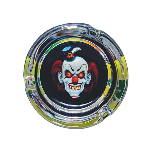 Cinzeiro Vidro Satanic Clown