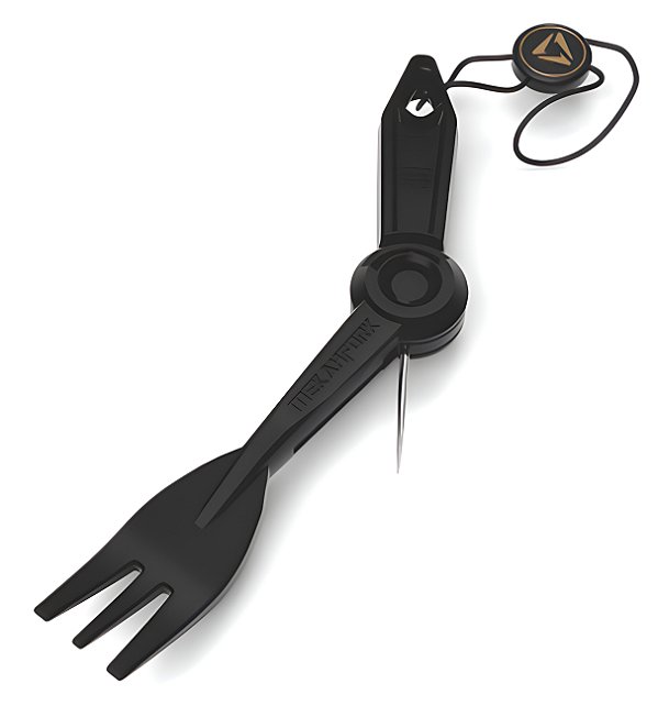 Garfo e Furador Zord Mekahfork Preto