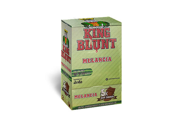Seda King Blunt Melancia Caixa Com 25 Unidades
