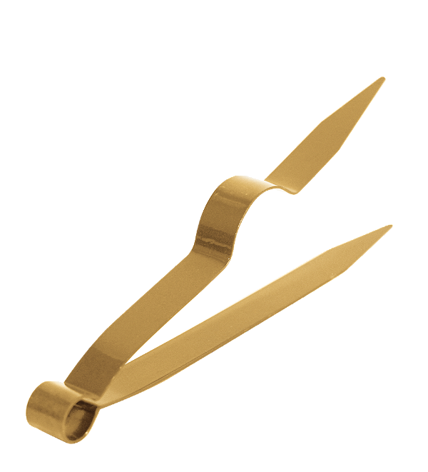 Pegador Galaxy Saca Rosh Pequeno Dourado