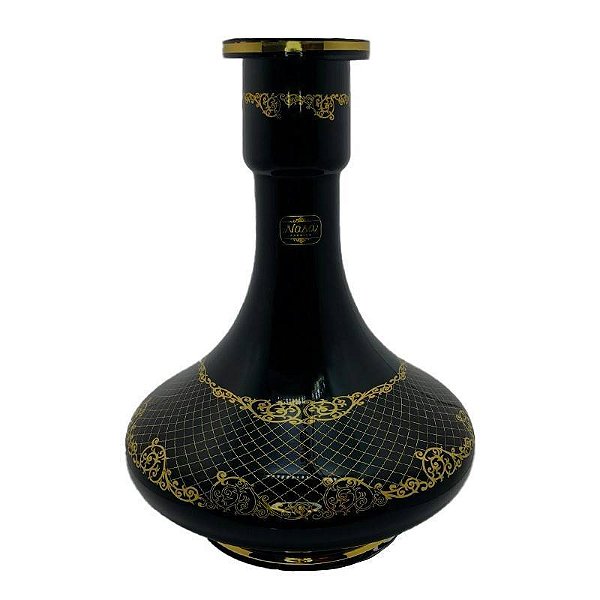 Vaso Nasa Aladin Renda 30cm Preto