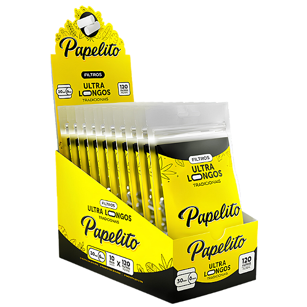 Filtro Papelito Tradicional Ultra Longo 10 Bags