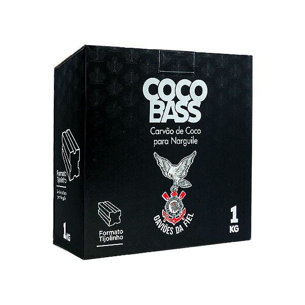 Carvão Coco Bass Tijolinho - Escolha o Tamanho