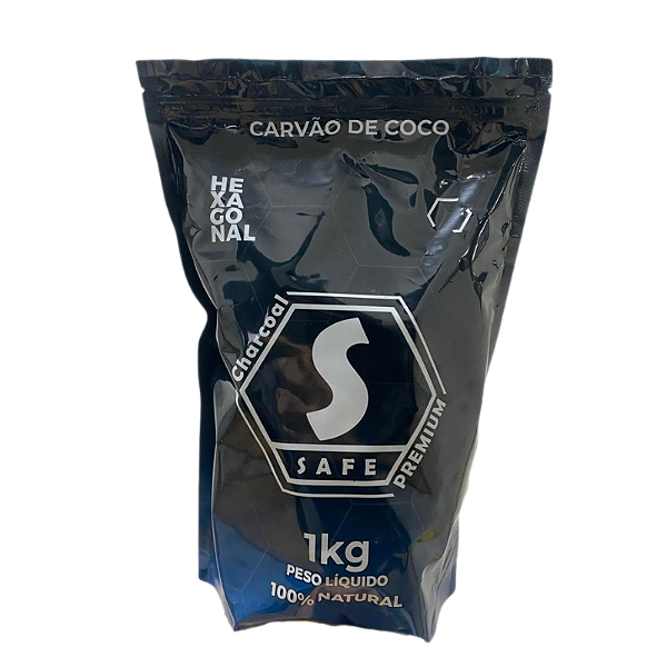 Carvão Safe Hexagonal 1kg