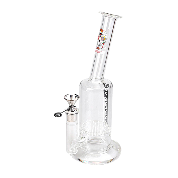 Bong Vidro Desenho Caveira Mexicana 24cm X 40mm