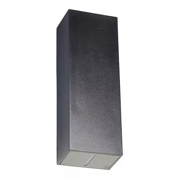 ARANDELA SCALE 2042 EM ABS COR PRETO COM FACHO DUPLO ABERTO LED 2X 2W 3000K 150LM 100-240V IP65 120X42X30MM - 259