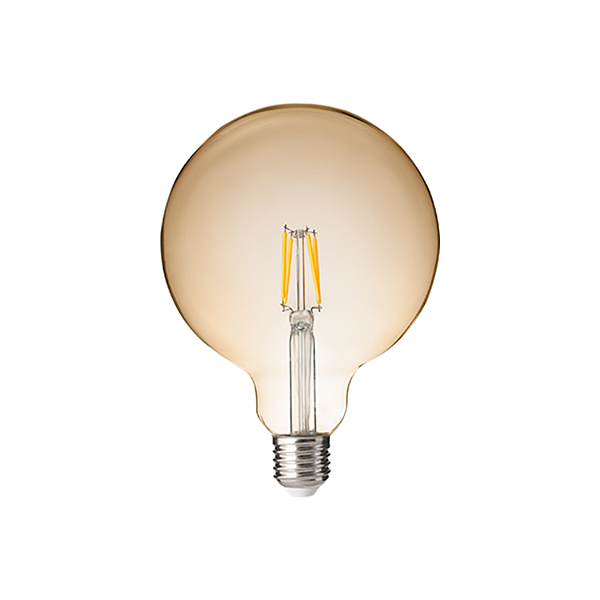 LAMPADA VINTAGE GLOBO G125 FILAMENTO DE LED 4W 2700K 400LM 127/220V  E-27 - 3.650.6105