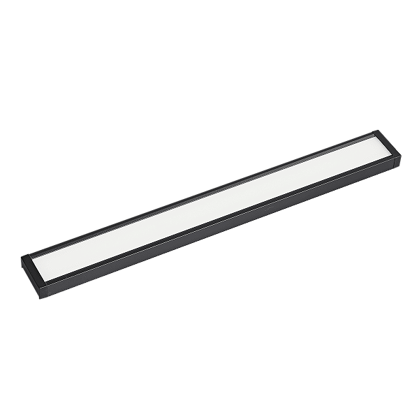 LUMINARIA DIFUSA INFINITY  PRETO LED 24W 3000K 48V IRC-90 1000LM PARA TRILHO MAGNETICO INFINITY ULTRA SLIM - 3.650.7616