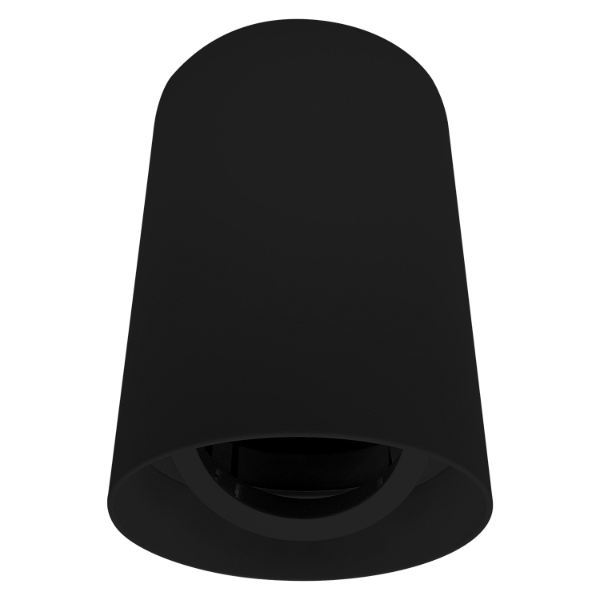 PLAFON FENIX BOX REDONDO ABS + ANTI UV COR PRETO PARA 1L PAR20 E-27 D.105X145MM - 3.650.6977