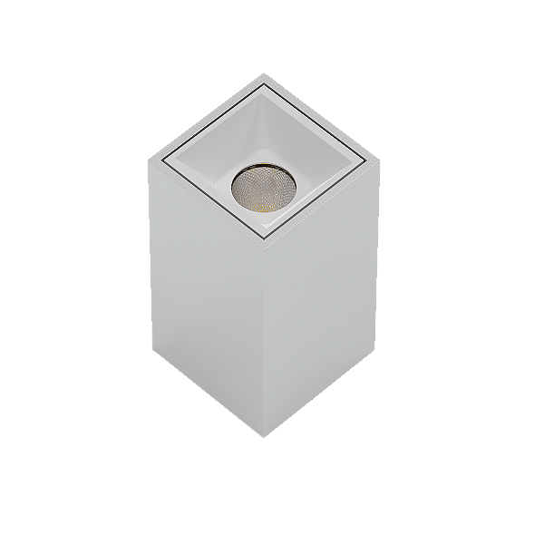 PLAFON VIGO SOBREPOR COR BRANCO LED 1 FOCO 30° 2W 2700K 150LM 127/220V IRC-90 35X35X65MM - 3.650.8504