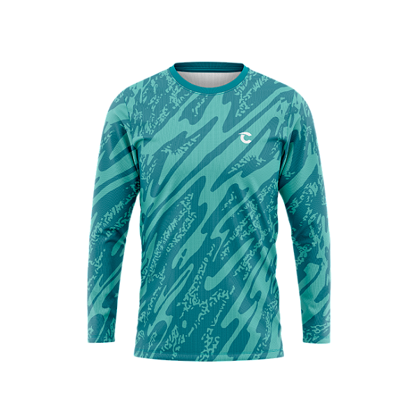 Camiseta Manga Longa Dry Fit Sportswear UV 50+ Modelo CBML#0003