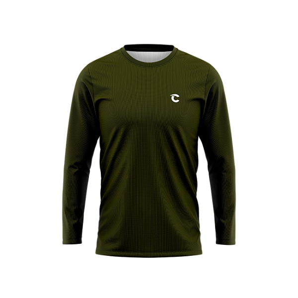 Camiseta Manga Longa Dry Fit Sportswear UV 50+ Modelo CBML#0011