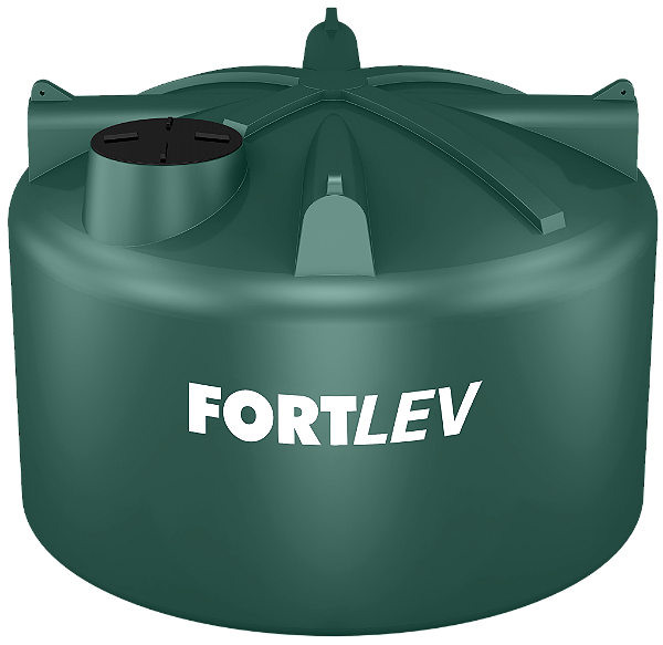 Tanque Fortlev 15.000 Litros com Tampa de Rosca Verde – Armazenamento de Água Seguro