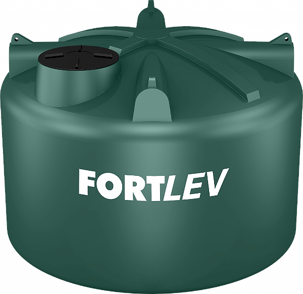 Tanque Fortlev 10.000 Litros com Tampa de Rosca Verde – Ideal para Grandes Áreas