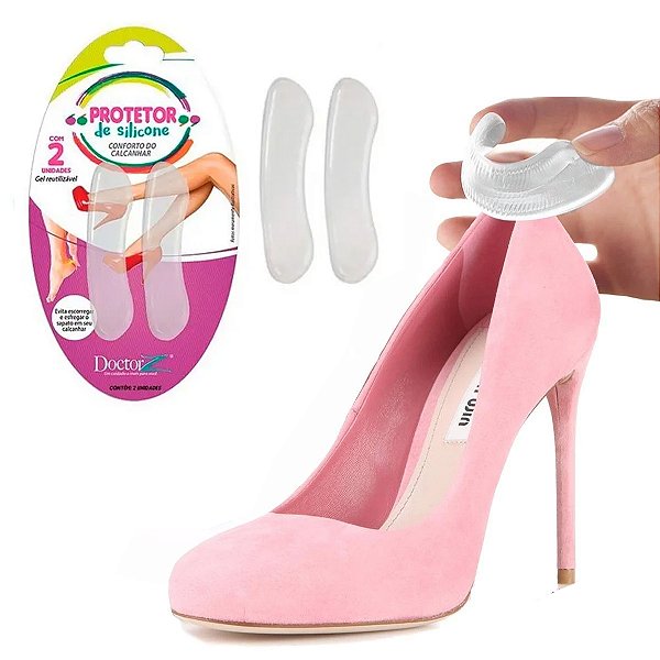Protetor Adesivo Silicone Calcanhar Tendão Aquiles Calçados