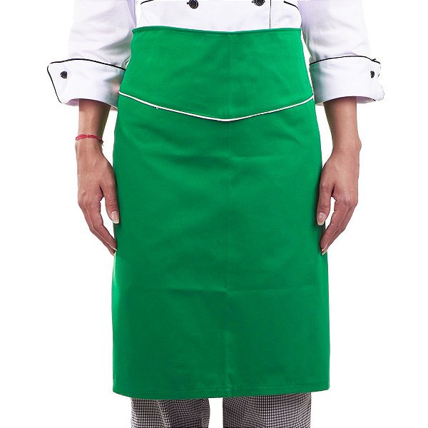 Avental Para Chef de Cozinha Tipo Saia Verde - Dr Chef
