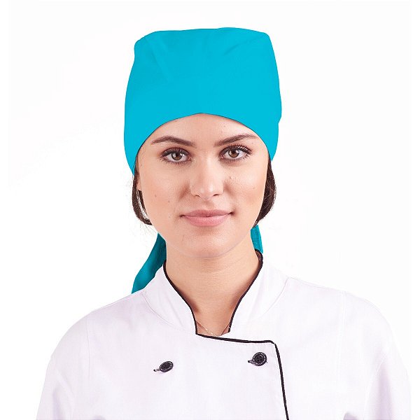 Bandana Para Chef de Cozinha Cores Naturais - Dr Chef