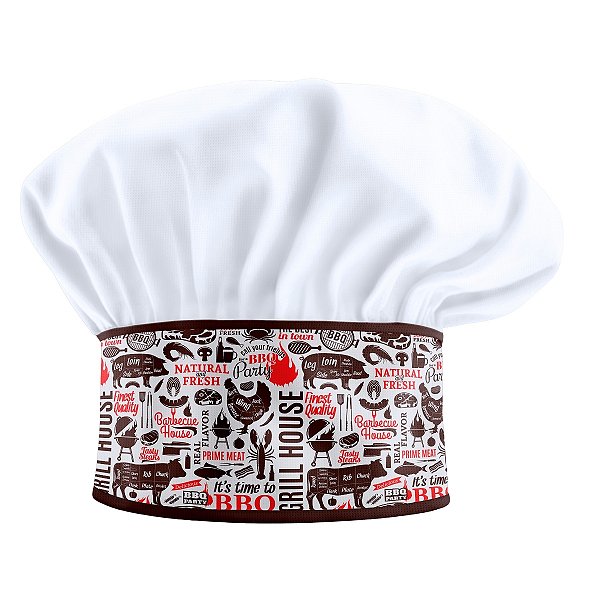 Chapéu Para Chef de Cozinha Churrasqueiro - Dr Chef