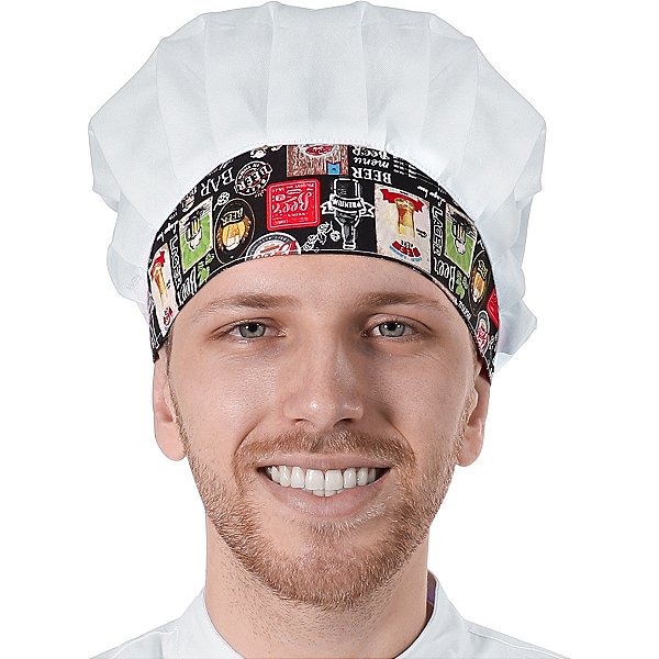 Chapéu Mestre Cervejeiro Profissional Tipo Gorro - Dr Chef