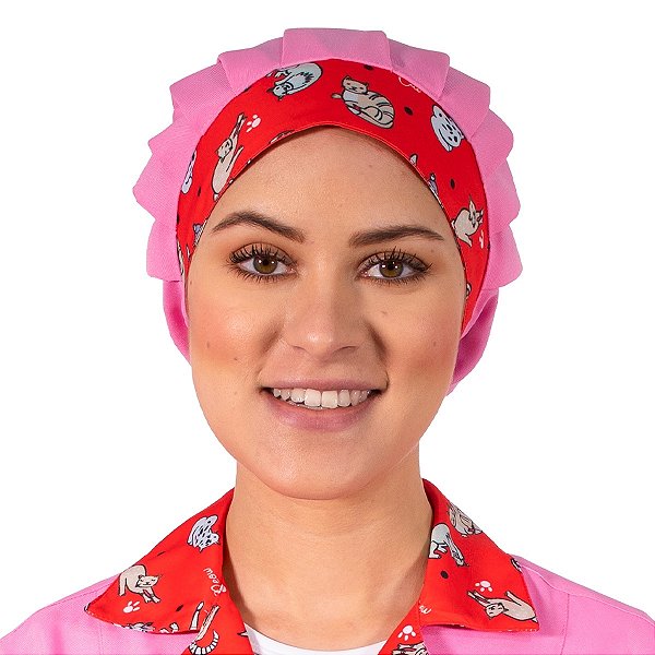 Chapéu Para Veterinários Tipo Gorro Gatinhos - Dr Chef