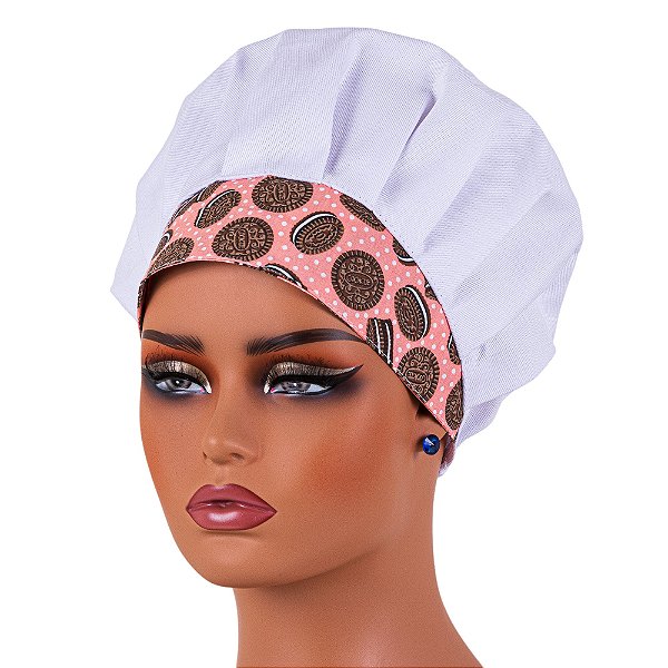 Chapéu Chef Cozinha Tipo Gorro Biscoitos Recheados - Dr Chef