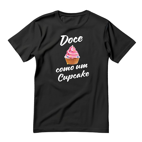 Camiseta Chef de Cozinha Doce Cupcake Rosa - Dr Chef