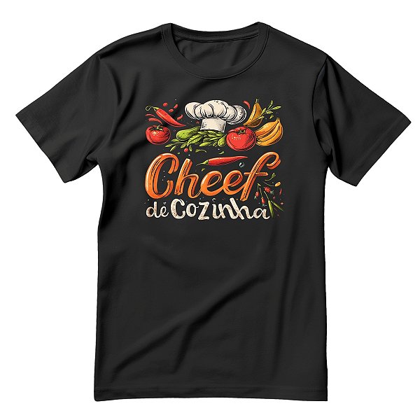 Camiseta Chef de Cozinha Cheef Saudável- Dr Chef