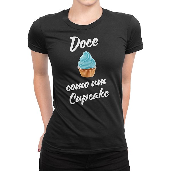 Camiseta Feminina Chef de Cozinha Doce Cupcake - Dr Chef