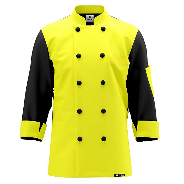 Dólmã Chef de Cozinha Unissex Linha Suprema Premium - Dr Chef